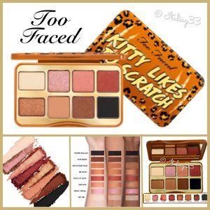 TOO FACED Kitty Likes To Scratch Eye Shadow Palette, 8 Shades, Brand New In Box!
